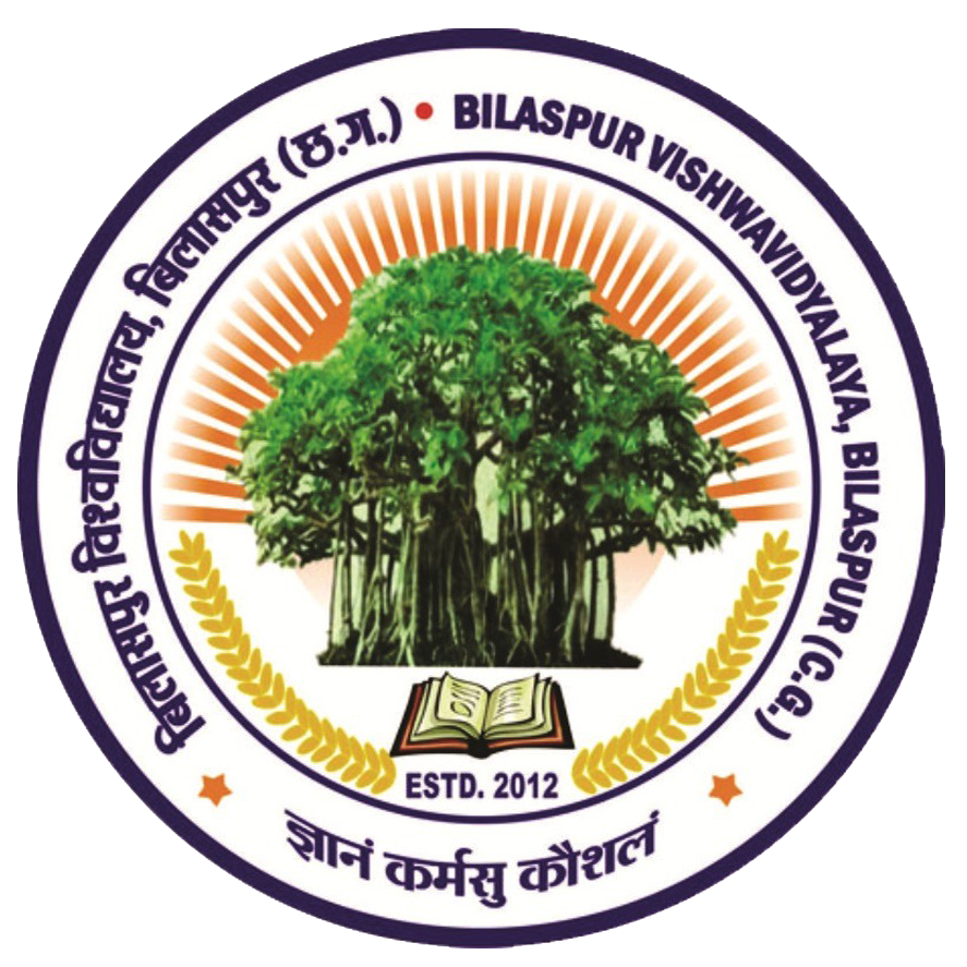 Bilaspur University logo